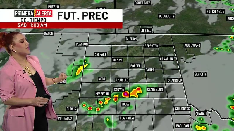 Otra ronda de lluvias para Amarillo, el tiempo cambiará el fin de semana