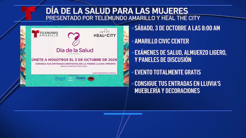 Mujeres de Amarillo invitadas al evento del Día de l Salud