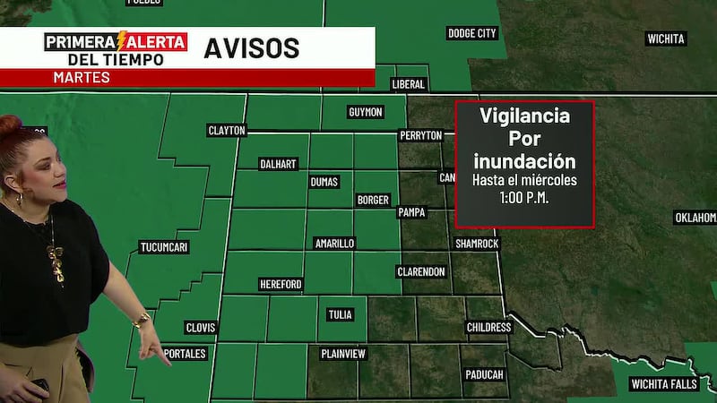 Alerta de inundaciones desde esta tarde hasta el medio día del miércoles
